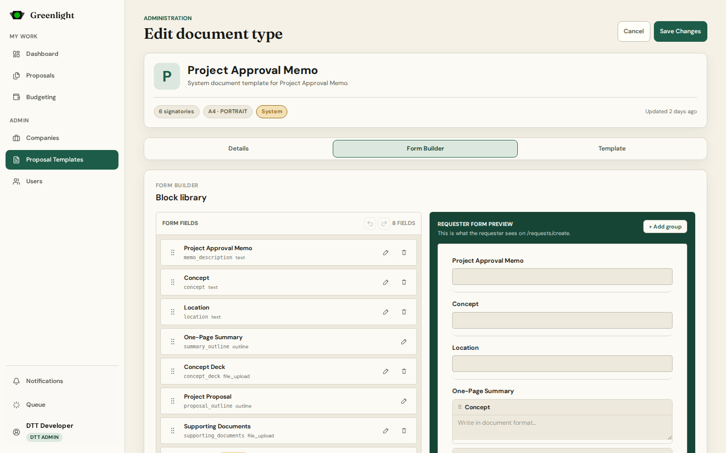 Form Builder screenshot